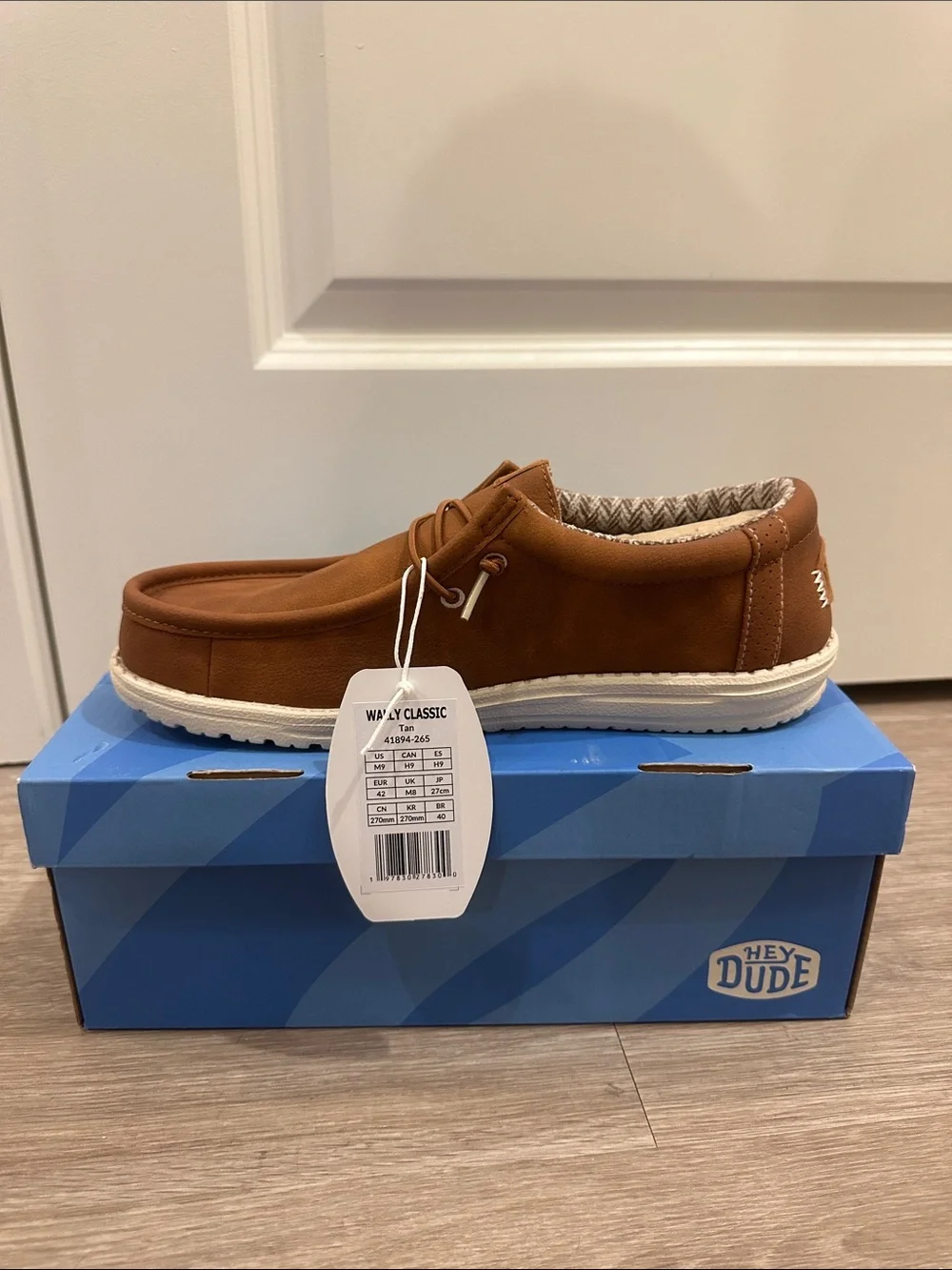 Hey Dude Wally Classic Men's Slip-On Loafer - Tan Brown